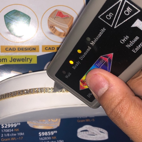 Real natural diamond double row tennis bracelet, 100% genuine, NOT CZ NOT LAB - Picture 5 of 5